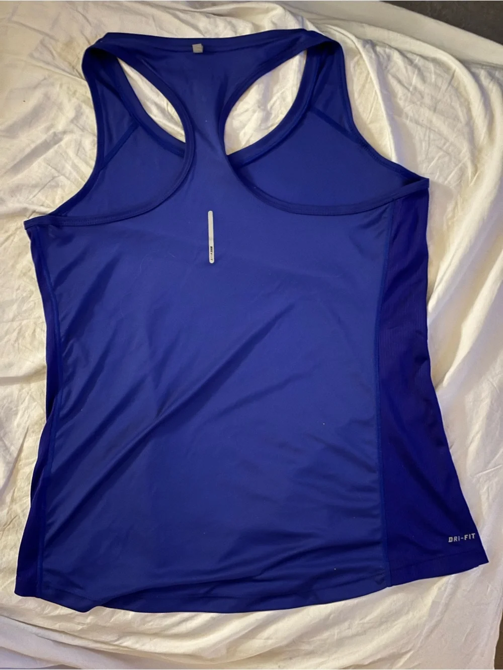 Nike Dri-FIT Women's Racerback Athletic Tank Top Royal Blue Size L NWOT